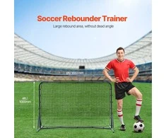 Futbolo atmušimo treniruoklis 1.82x1.21 m, dvipusis tinklas, futbolo įranga, atmušėjas, treniruočių tinklas, rebounderis
