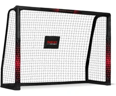 Futbolo vartai 180x120x60 cm, su patvariu tinklu, lengvai surenkami, lauko futbolo vartai, vaikų futbolo tinklas