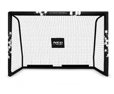 Futbolo vartai 180x120x60 cm, su plieniniu rėmu, lengvas surinkimas, futbolo vartai, sodo futbolo vartai