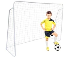 Futbolo vartai 2.13x1.52 m, balti, vaikams, sodui, kiemo futbolo vartai, mini futbolo vartai