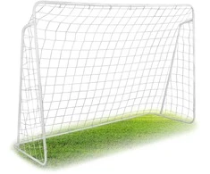 Futbolo vartai 300x200x120cm, futbolo vartai lauke, dideli futbolo vartai, plieno rėmo vartai, sodo futbolo tinklas