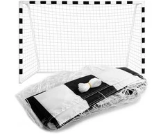 Futbolo vartų tinklas PRO 300x200x90 cm, atsarginis tinklas, vartų tinklas futbolui, treniruočių tinklas