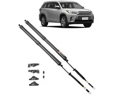 Galinės bagažinės durų elektriniai statramsčiai, skirti Toyota Highlander 2014-2019, pakaitiniai pakėlimo atramos, 715N jėga, elektriniai bagažinės statramsčiai