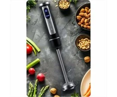 Galingas rankinis trintuvas, 1500 W, su buteliuku, titano ašmenimis, daugiafunkcinis, kokteilių gaminimo aparatas