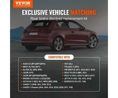 Galinių stabdžių komplektas Audi A3 (8P): stabdžių diskai, kaladėlės. Automobilio stabdžių rinkinys, stabdžių sistemos komplektas.