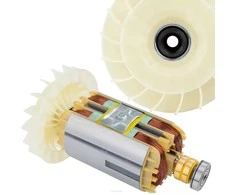 Generatoriaus rotorius POWERMAT PM-AGR-6500, generatoriaus armatūros keitimas, 230V generatoriaus atsarginė dalis, generatoriaus apvija