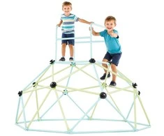Geometrinis laipiojimo kupolas 183cm, tvirtas plieno vaikų žaidimų kompleksas, laipiojimo įrenginys kiemui, atlaiko iki 270kg, sūpynės, sporto konstrukcija vaikams