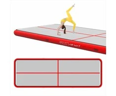 Gimnastikos oro kilimėlis, 6 x 2 m pripučiamas oro takelis, su elektrine pompa, skirtas namų, sporto salės ir lauko treniruotėms