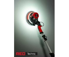 Red Technic Gipso šlifuoklis sienoms ir luboms, 2000W, su LED šviesa, teleskopine rankena, dulkių ištraukimu, gipso kartono šlifavimo mašina