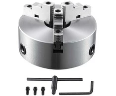Griebtuvas tekinimo staklėms 250 mm, 3-jų nasrų, savaime centruojantis, frezavimui, gręžimui, CNC, 3D spausdintuvui