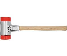 Grindinio plaktukas su hickory kotu, su UPE plaktuko galva, 2700g plaktukas, 80mm grindinio plaktukas, 550mm ilgio plaktukas