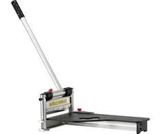 Grindų plokščių pjaustyklė, laminatui ir vinilui, su kampiniu kreiptuvu, 230 mm ašmenys, plokščių pjovimo įrankis