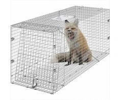 Gyvų gyvūnų gaudyklė humaniškai kontrolei, sulankstoma ir patvari, kačių gaudyklė, voverių spąstai, meškėnų gaudyklė, laukinių gyvūnų narvas