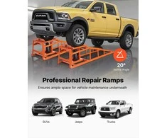 Hidraulinės automobilių rampas transporto priemonių priežiūrai ir alyvos keitimui, tvirtos nešiojamos automobilių kėlimo rampas, automobilių remonto rampas namų garažui, serviso įranga