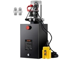 Hidraulinis siurblys dvigubo veikimo savivarcčiams, 15 kvartų rezervuaras, 12V DC 1.6kW galios blokas, 3200 psi hidraulinis maitinimo blokas, hidraulinis keltuvo siurblys