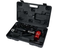 Hidraulinis skylių perforatorius, lakštinio metalo pjaustytuvas, 22-60mm skylių gamybos įrankis, plieno ir nerūdijančio plieno perforavimo rinkinys