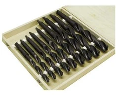 HSS grąžtų rinkinys, 14.5-30mm metalo grąžtai, 9 dalių grąžtų rinkinys, MK2 ir MK3 grąžtai