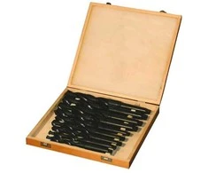 HSS grąžtų rinkinys, 14.5-30mm metalo grąžtai, 9 dalių grąžtų rinkinys, MK2 ir MK3 grąžtai