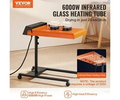 Infraraudonųjų spindulių džiovyklė šilkografijai 6000W, reguliuojamas aukštis, 485x540 mm, automatinė IR džiovyklė, ekranų džiovinimo mašina, šilkografijos kiet
