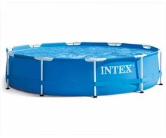 Intex Karkasinis sodo baseinas, 305 x 76 cm, apvalus šeimos baseinas, lengvas surinkimas, didelės talpos baseinas