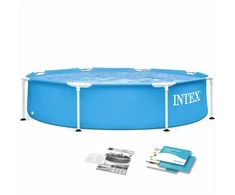 Intex Karkasinis sodo baseinas, lengvas surinkimas, 1828 litrų talpa, šeimos baseinas, vasaros lauko baseinas