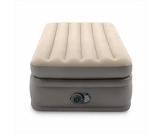 Intex Pripučiamas oro čiužinys, vienam asmeniui, su elektrine pompa, nešiojama stovyklavimo lova, patogi svečių lova