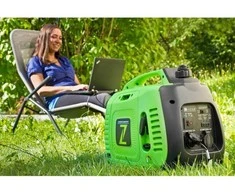 Inverterinis generatorius, nešiojama elektrinė namams ir sodui, 2000W benzininis generatorius, tylus kempingo generatorius