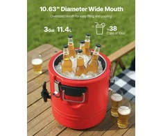 Izoliuotas gėrimų dalytuvas, 11.4L terminis serveris, karštų ir šaltų gėrimų ąsotis, restoranams, kavinėms, lauko renginiams, didelės talpos gėrimų indas