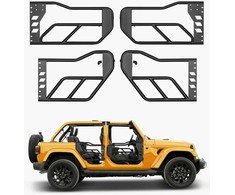 Jeep vamzdinės durys, 4 durų, skirtos Jeep Wrangler JK 2007-2018, bekelės durys, vamzdinės durys, Jeep Wrangler JK durys