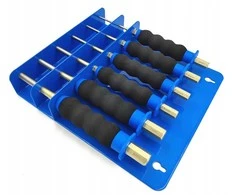 Kaiščių perforatorių rinkinys, su rankenomis, 6 dalių metalo apdirbimo įrankių rinkinys, 3-8 mm plieniniai perforatoriai amatams ir remontui