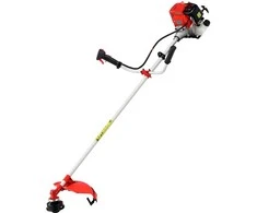 Keturtaktė krūmapjovė, sodo ir piktžolių kontrolei, galingas 31 cm³ variklis, su žoliapjovės valu ir ašmenimis, universali žoliapjovė