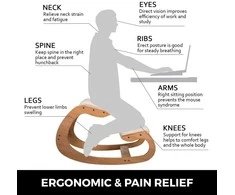 Klūpėjimo kėdė, Ergonomiška kėdė, Biuro kėdė, Medinė kėdė