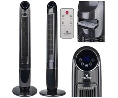 Koloninis ventiliatorius, su LCD ekranu, 60 W, nuotolinio valdymo pultas, osciliacija, 3 greičio nustatymai, laikmatis, tylus veikimas