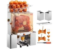 Komercinė apelsinų sulčiaspaudė, automatinė citrusinių vaisių sulčiaspaudė restoranams, 120 W elektrinė apelsinų sulčiaspaudė, didelio našumo sulčių ekstraktorius