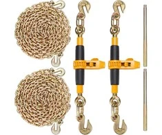 Krovinio fiksatoriai 2 vnt., 3/8 - 1/2", 5.4 t, sunkvežimiams, priekaboms, grandinėms, tvirtinimui, tempimui