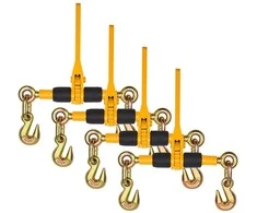 Krovinio rišimo mechanizmas, 6.35-7.94 mm grandinės įtempiklis, reguliuojamas, tvirtas, ratchetinis krovinio tvirtinimas