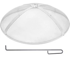 Laužavietės kibirkščių apsauga, apvalus 914 mm, nerūdijančio plieno laužavietės dangtis, tvirtas laužavietės dangtis, lauko laužavietės ekranas