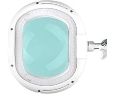 LED didinamoji lempa, su reguliuojamu ryškumu, manikiūro ir kosmetikos procedūroms, stalinė lempa su 60 LED