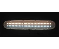 LED dirbtuvių lempa, su spaustuku, reguliuojamu ryškumu ir spalvos temperatūra, balta profesionali darbo lempa, kosmetikos ir odontologijos lempa