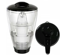 LED stiklo filtro ąsotis 2 l juodas
