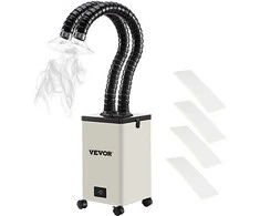 Litavimo dūmų ištraukėjas, 150W 106 CFM, 3 filtrų, 3 greičių, litavimui, graviravimui, suvirinimui, dūmų surinkėjas, dulkių siurblys