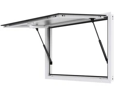 Maisto prekybos langelis 943x638mm, aliuminio, maisto sunkvežimiui, kioskeliui, priekabai