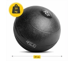 Mankštos kamuolys, 20 kg „Slam Ball“ funkcinėms treniruotėms, didelio atsparumo fitneso kamuolys jėgos ir kondicionavimo treniruotėms