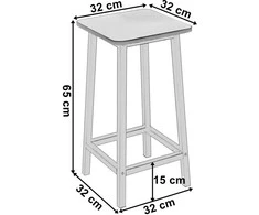 Metalinė baro kėdė virtuvei, 65 cm, juoda-ąžuolo, vintažinė, lofto, industrinio stiliaus, baro taburetė, pusbario kėdė