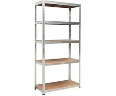 Metalinė lentyna su 5 lentynomis, 180x90x40 cm, 875 kg, garažui, sandėliavimui, dirbtuvėms