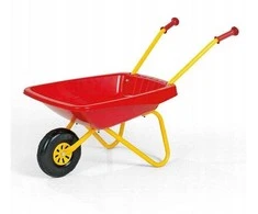 Metalinis vaikiškas karutis Rolly Toys, raudonas