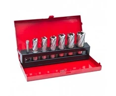 Metalo grąžtai, 6 vnt. rinkinys, 14-24 mm, metalo apdirbimo grąžtų rinkinys, pramoniniai grąžtai