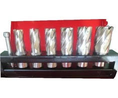 Metalo grąžtai, 6 vnt. rinkinys, 14-24 mm, metalo apdirbimo grąžtų rinkinys, pramoniniai grąžtai