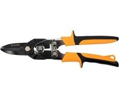 Metalo lakštų žirklės, tiesaus profilio, 260 mm, skirtos plieno ir nerūdijančio plieno pjovimui