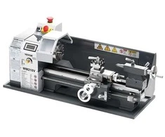 Metalo tekinimo staklės 210 x 370 mm, 550W stalviršio tekinimo staklės, kintamo greičio metalo apdirbimo staklės „pasidaryk pats“ projektams